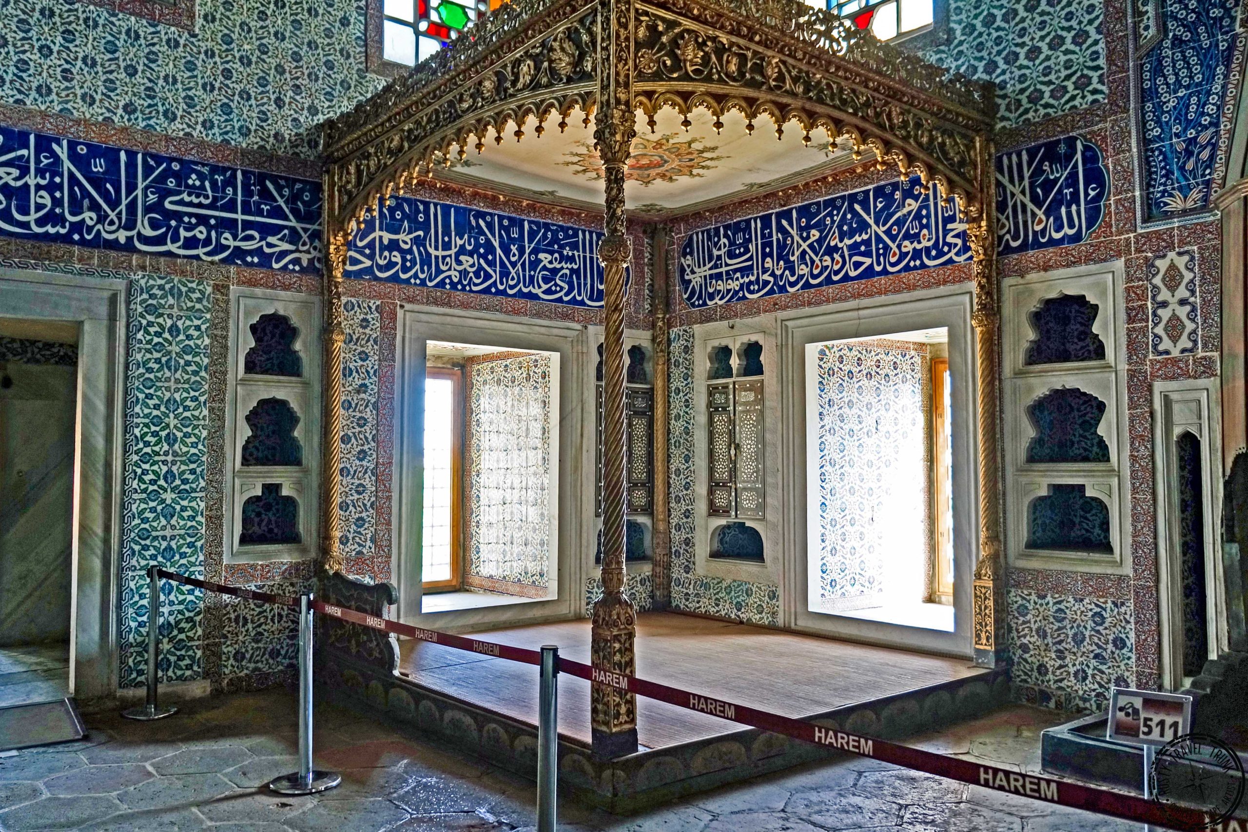 Bedroom in Topkapi palace, Istanbul